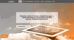 Desktop Screenshot of nabto.com